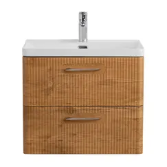 Тумба с раковиной подвесная BelBagno DUE Rovere Nature