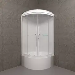 Душевая кабина Triton УЛЬТРА  Б (глубокий) 90х90 прозрачное