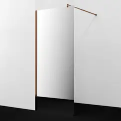 Душевая перегородка WasserKRAFT Rur 30W RG-MR зеркальное/розовое золото