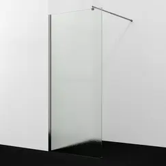 Душевая перегородка WasserKRAFT Rur 30W GR-TXG рифленое/графит