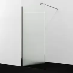 Душевая перегородка WasserKRAFT Rur 30W GR-FL ребристое/графит