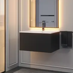 Тумба подвесная  Uperwood Parma Premium, черная