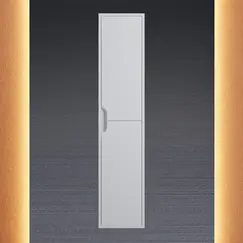 Шкаф-пенал  подвесной Uperwood Modul 33х150 см, белый матовый