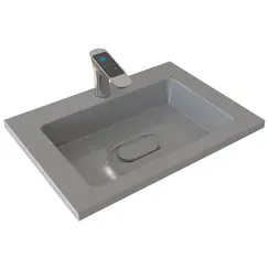 Раковина для ванной Uperwood Modul 65 см, серая глянцевая