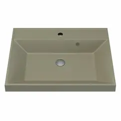 Раковина для ванной  Uperwood Classic Quartz, кварцевая, бежевая матовая, десерт