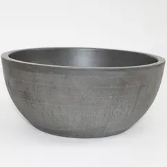 Раковина накладная бетонная Uperwood Belfast 30х30х13,5 см, круглая, графит