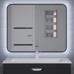 Зеркало с холодной/теплой подсветкой Uperwood Modul  черное, сенсор