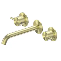 Смеситель ABBER Wasser Kreis 316 AF81123BG-L для раковины скрытого монтажа, золото брашированное