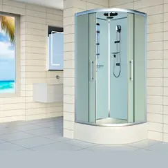Душевая кабина ESBANO EST-90CRM средний поддон  90 х 90 х 210см
