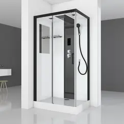 Душевая кабина  Black&White G8800 80х110см прямоугольная