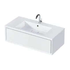 Тумба подвесная с раковиной 1 Marka  Milacco 