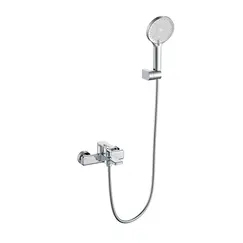 Смеситель для ванны Black&White GL-9101-C (душевой шланг и лейка в комплекте)