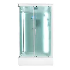 Душевая кабина DTO  D129 низкий поддон, хром/ матовое