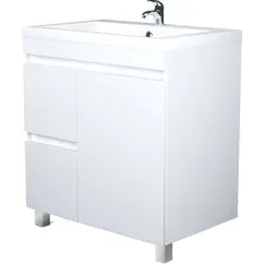 Тумба напольная без  раковины 1Marka Cube 75/100