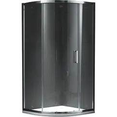 Душевой уголок Gemy Victoria четверть круга прозрачное стекло  90х90