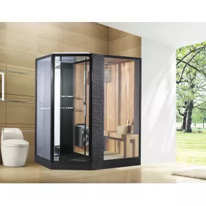 Душевая кабина с финской сауной Orans SR-89103S L / R black