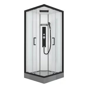 Душевая кабина без пара Black&White G8002 90х90 см