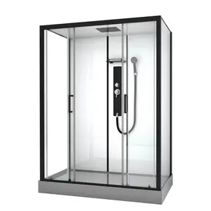 Душевая кабина без пара Black&White G8010 85х160 см прямоугольная