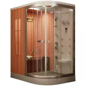 Кабина с финской сауной FRANK серия 900, с печкой Harvia, левая/правая, Выбрать размер: 170х110, Ориентация: Левая