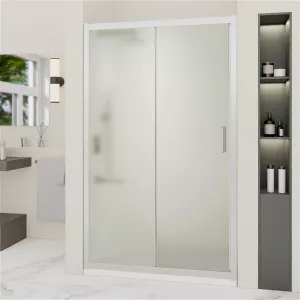 Душевая дверь RGW PA-016, Цвет стекла: матовое, Цвет профиля: Хром, Выбрать размер: 140