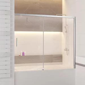 Шторка на ванну RGW SC-45, Цвет профиля: Хром, Выбрать размер: 180