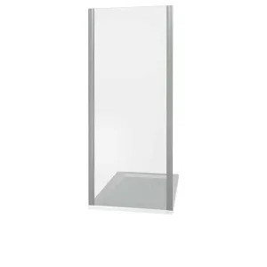 Боковая часть  Good Door LATTE SP, Цвет стекла: прозрачное, Цвет профиля: Белый, Выбрать размер: 80