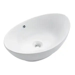 Раковина накладная овальная CeramaLux серия N 9019