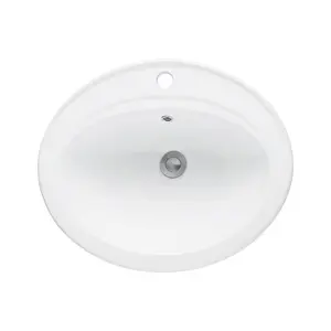 Раковина врезная овальная  CeramaLux 9413