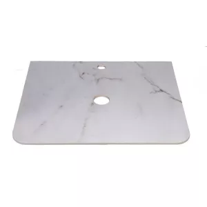 Столешница керамогранит под тумбу Style Line Атлантика 60, Выбрать цвет: Белый