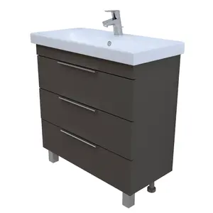 Тумба напольная без  раковины 1Marka Gaula 3 ящика