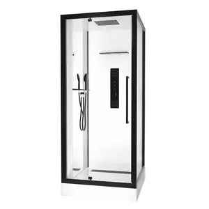 Душевая кабина без пара Black&White G8022 90х90 см квадратная