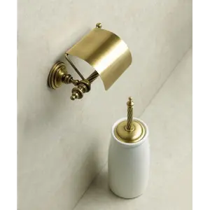 Stil Haus Giunone  напольный керамический ёрш   бронза