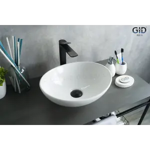 Накладная белая раковина для ванной Gid N9138