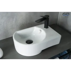 Подвесная белая раковина для ванной  Gid N9273L