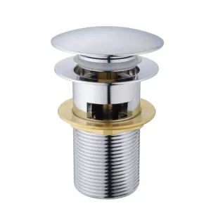 Донный клапан для раковины CeramaLux RD003 хром с переливом