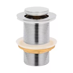 Донный клапан для раковины CeramaLux RD014 хром без перелива