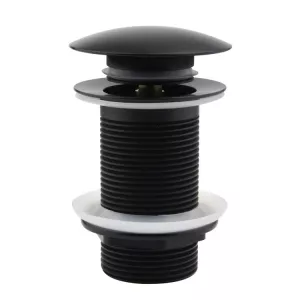 Донный клапан для раковины CeramaLux BB006 металл. черный матовый без перелива