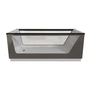 Ванна  AIMA NEO 170*75 2 стекла (принт бетон)