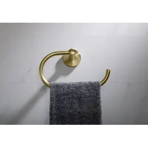 Полотенцедержатель Timo Saona 13050/17 золото матовое