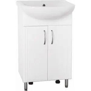 Тумба напольная 9 Style Line с  умывальником Ладога 50