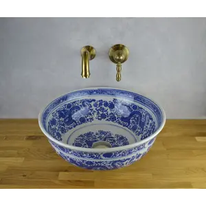 Раковина-чаша Bronze De Luxe Dragons