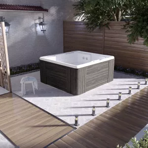 Мини-бассейн гидромассажный Radomir Цезарь Platinum 189х174 см