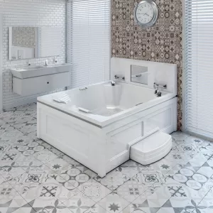 Бассейн гидромассажный Radomir Римини Platinum 190х150 см