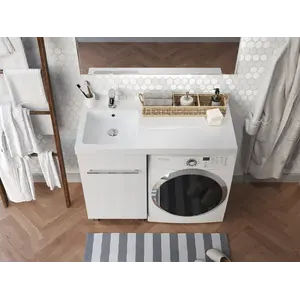 Раковина 1Marka Wash 110 Polytitan