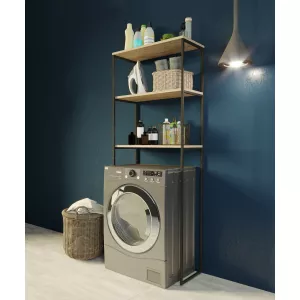 Шкаф 1Marka Grunge Loft над стир. машиной 170*65, дуб вотан