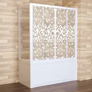 Шторка на ванну Triton 150 мозаика