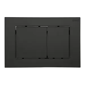 Клавиша смыва Black&White WPI-09532 матовый черный