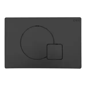 Клавиша смыва Black&White WPI-09522 матовый черный