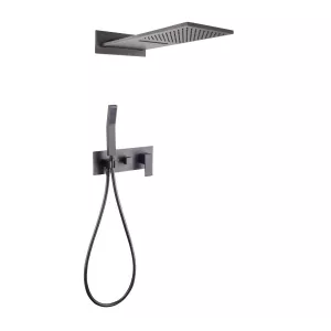 Душевая система ACWEN 2210D встраиваемая , оружейная сталь, Выбрать цвет: Оружейная сталь