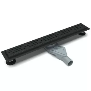 Желоб линейный ESBANO C-RAIN-50MB/60MB/70MB/80MB матовый черный, Выбрать цвет: матовый чёрный, Выбрать размер: 600